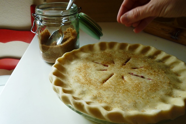 sprinkle top with sugar