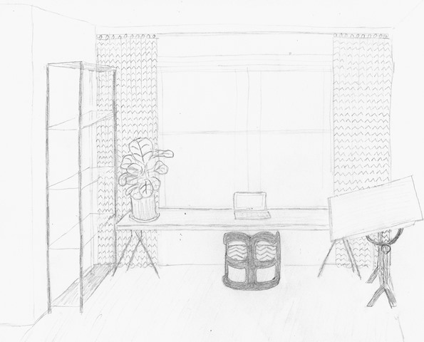 Office Nook Sketch