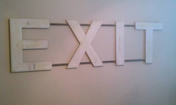 Industrial Exit Sign