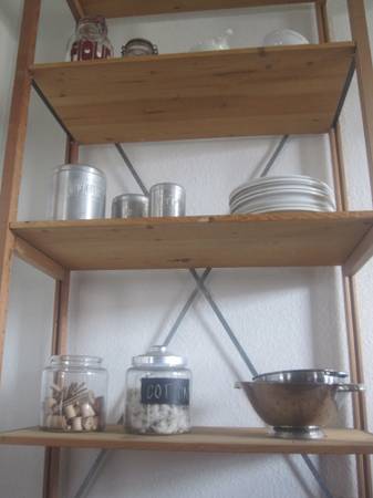 03 Wood and Steel Shelves