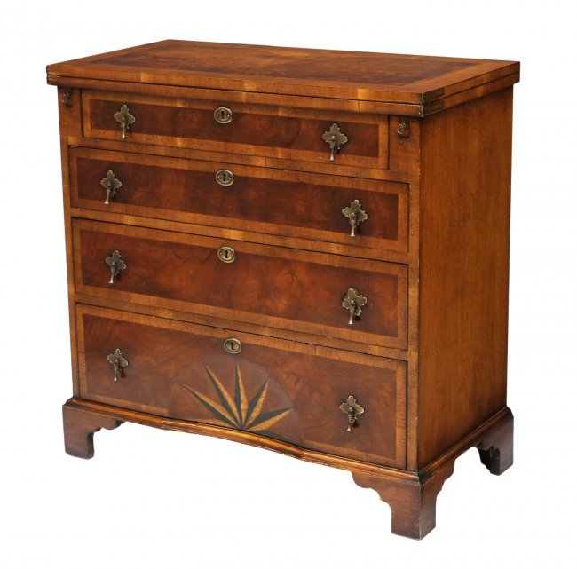 14 Antique Georgian Style Bachelor's Chest