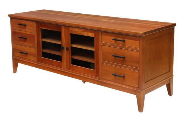 21 Restoration Hardware Cherry Console TV Stand