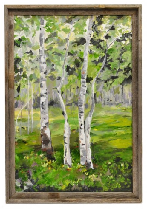 24 Summer Aspen Landscape Painting
