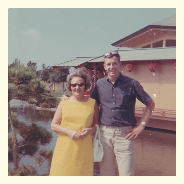 my grandma and my dad in 1968