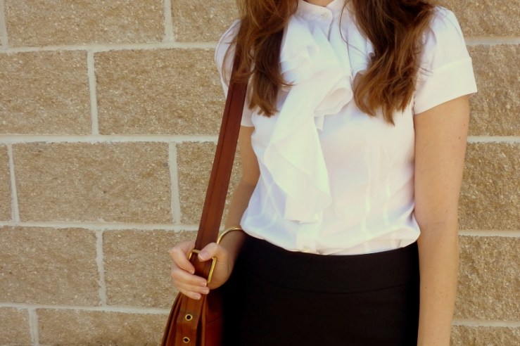 Ruffle Collar Shirt